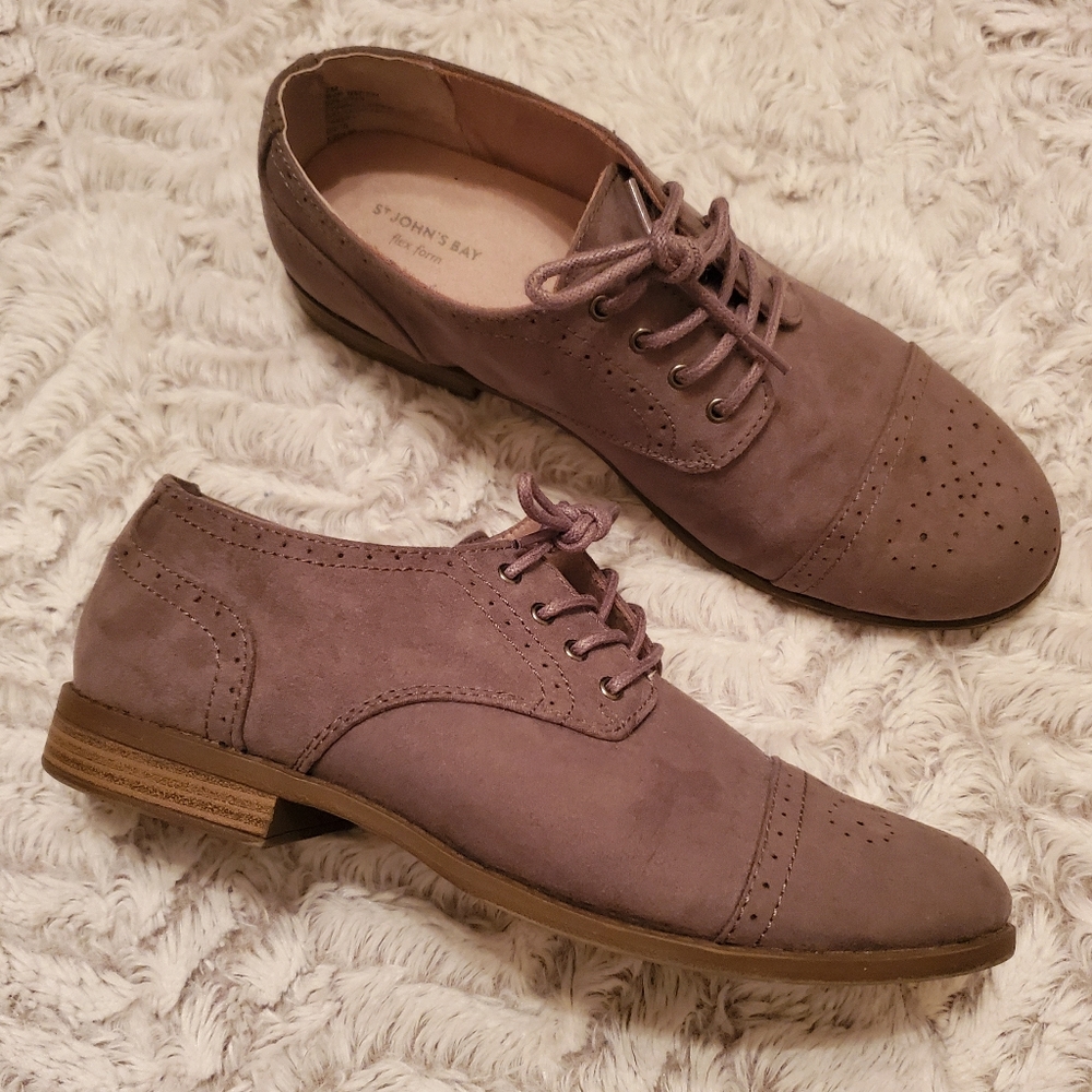 St John's Bay Suede Loafers